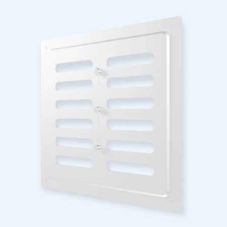 2020MER White ERA Решетка вентиляционная MER регулируемая 200х200 оцинк.сталь